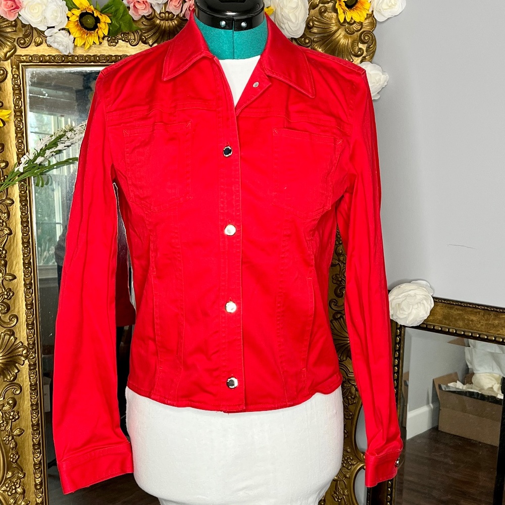 Jones New York Signature Red Light Jacket